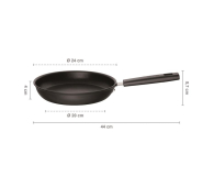 FISKARS Patelnia 24 cm HARD FACE (1052222) - 1379417 - zdjęcie 2